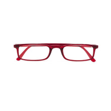 Load image into Gallery viewer, Quick 7.9 red reading glasses by Nannini, Italy -- front folded view 