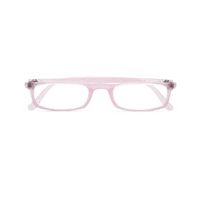 Load image into Gallery viewer, Straight view of Quick 7.9 Rose Quartz Pink reading glasses by Nannini, Italy 