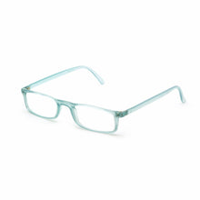 Load image into Gallery viewer, Quick 7.9 Italian reading glasses water green blue light blue reading glasses from Nannini 3/4 view