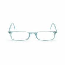 Load image into Gallery viewer, Straight view of Quick 7.9 water green blue light blue reading glasses by Nannini, Italy 