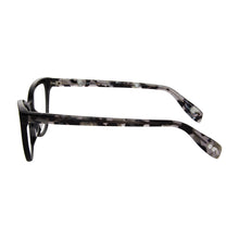Load image into Gallery viewer, Side temple view of Scojo Essex premium reading glasses in black granite by Scojo New York. Style 1297. Buy them at ReadingGlasses.CO
