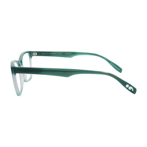 Side temple view of Trinity Place Jade reading glasses Style 2634 by Scojo. Buy them at ReadingGlasses.CO  