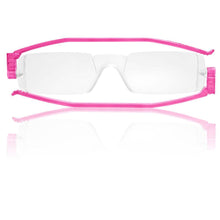 Load image into Gallery viewer, Nannini Compact 1 Italian Made Folding Reading Glasses with Case; Fuchsia - ReadingGlasses.CO/