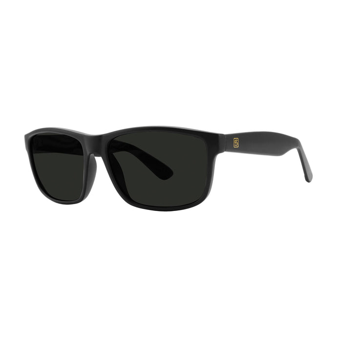 Venice black designer sunglasses, 3/4 view beauty shot