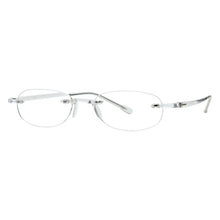 Load image into Gallery viewer, Gels reading glasses in crystal by Scojo New York, 3/4 view