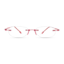 Load image into Gallery viewer, Head-on view of Gels lightweight reading glasses by Scojo New York Blush