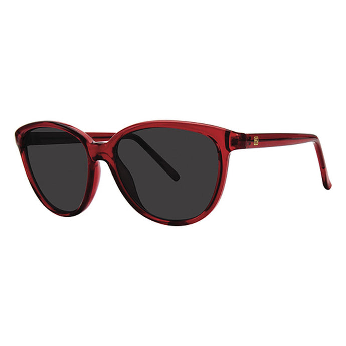 Lanikai Ophthalmic-grade Sunglasses for Women with Soft Pouch, Burgundy
