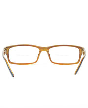 Load image into Gallery viewer, rear view Dig It Bifocal Readers by ReadingGlasses.CO/; Black/mustard 