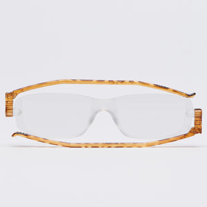 Tortoise Compact 2 fully folded view by Nannini and available at ReadingGlasses.CO